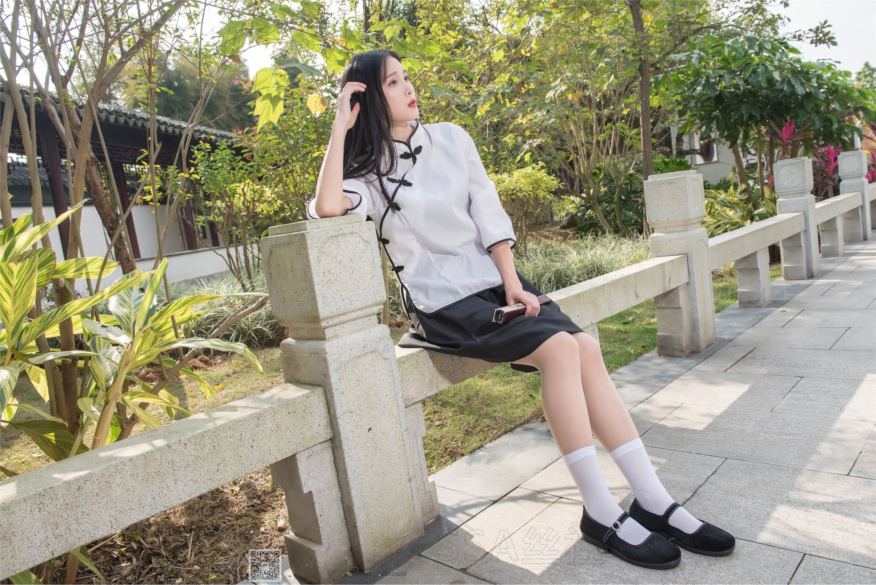 SSA丝社 超清写真 NO.068 君君 民国学妹肉丝白袜